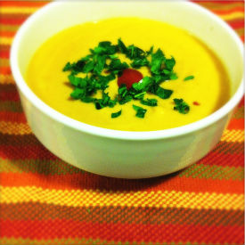  Ginger-Infused Sweet Potato Coconut Soup 