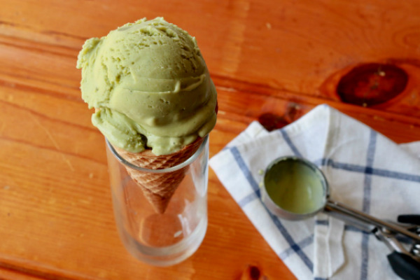 Matcha Ice Cream Cone